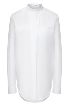 Женская хлопковая рубашка JIL SANDER белого цвета по цене 56300 руб., арт. JSX0600105-W0244300 | Фото 1 Женская хлопковая рубашка JIL SANDER белого цвета, арт. JSX0600105-W0244300 | Фото 1