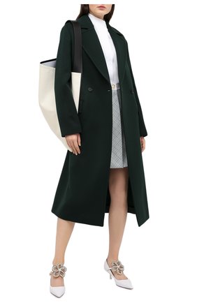 Женская хлопковая рубашка JIL SANDER белого цвета по цене 56300 руб., арт. JSX0600105-W0244300 | Фото 2 Женская хлопковая рубашка JIL SANDER белого цвета, арт. JSX0600105-W0244300 | Фото 2