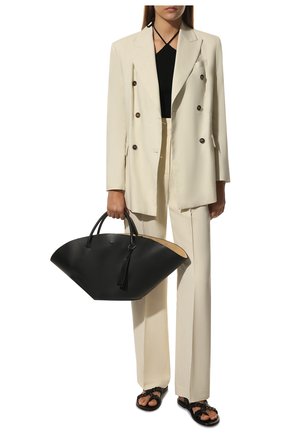 Женский сумка sombrero medium JIL SANDER черного цвета по цене 181500 руб., арт. JSPQ850309-WQB69129V | Фото 2 Женский сумка sombrero medium JIL SANDER черного цвета, арт. JSPQ850309-WQB69129V | Фото 2