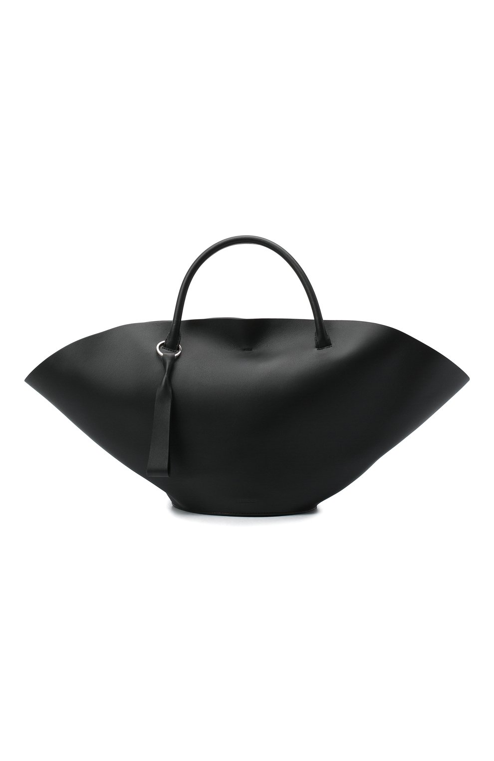 Женский сумка sombrero medium JIL SANDER черного цвета, арт. JSPQ850309-WQB69129V | Фото 1 (Сумки-технические: Сумки-шопперы; Размер: medium; Материал: Натуральная кожа)