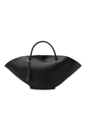 Женский сумка sombrero medium JIL SANDER черного цвета, арт. JSPQ850309-WQB69129V | Фото 1 (Материал: Натуральная кожа; Сумки-технические: Сумки-шопперы; Размер: medium)