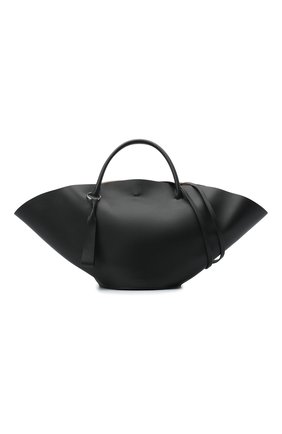 Женский сумка sombrero medium JIL SANDER черного цвета по цене 239500 руб., арт. JSPQ850309-WQB69129V | Фото 5 Женский сумка sombrero medium JIL SANDER черного цвета, арт. JSPQ850309-WQB69129V | Фото 5 (Сумки-технические: Сумки-шопперы; Размер: medium; Материал: Натуральная кожа)
