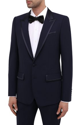 Мужской шерстяной смокинг DOLCE & GABBANA синего цвета по цене 217000 руб., арт. GKDDMT/FUBE9 | Фото 2 Мужской шерстяной смокинг DOLCE & GABBANA синего цвета, арт. GKDDMT/FUBE9 | Фото 2