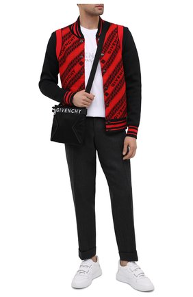 Мужская текстильная сумка spectre GIVENCHY черно-белого цвета по цене 63800 руб., арт. BK507QK0YM | Фото 2 Мужская текстильная сумка spectre GIVENCHY черно-белого цвета, арт. BK507QK0YM | Фото 2