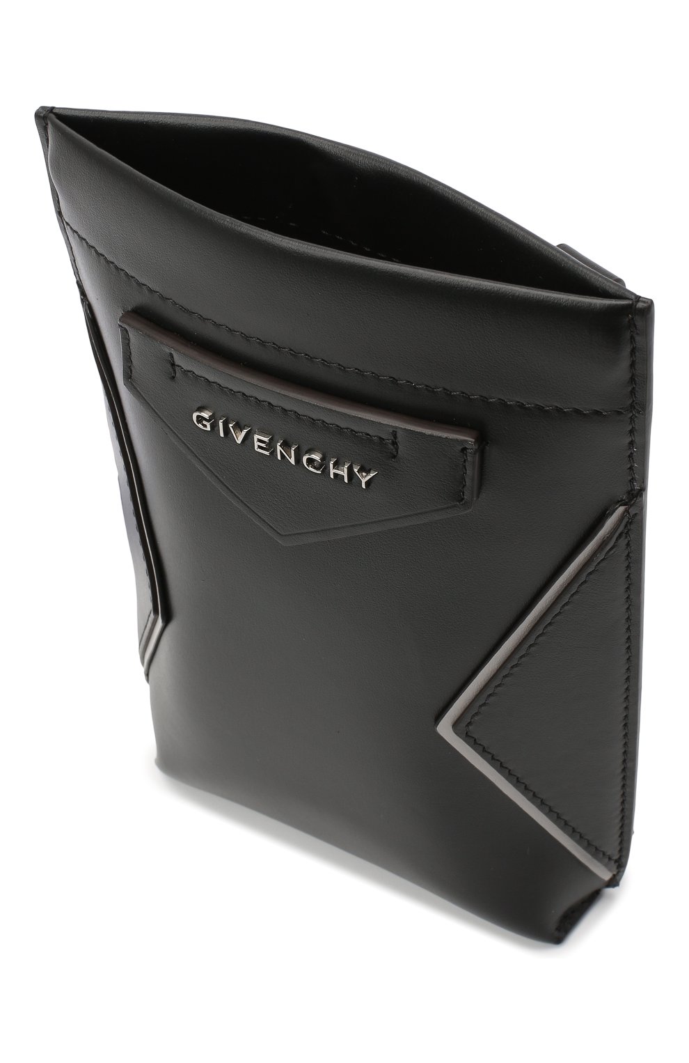 Мужская кожаная сумка antigona GIVENCHY черного цвета по цене 69950 руб., арт. BKU00XK115 | Фото 4 Мужская кожаная сумка antigona GIVENCHY черного цвета, арт. BKU00XK115 | Фото 4 (Материал: Натуральная кожа; Размер: mini; Ремень/цепочка: На ремешке)