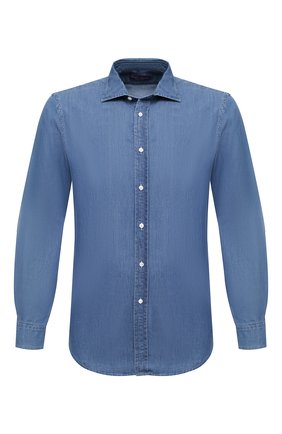 Мужская джинсовая рубашка RALPH LAUREN синего цвета по цене 44550 руб., арт. 790806131 | Фото 1 Мужская джинсовая рубашка RALPH LAUREN синего цвета, арт. 790806131 | Фото 1