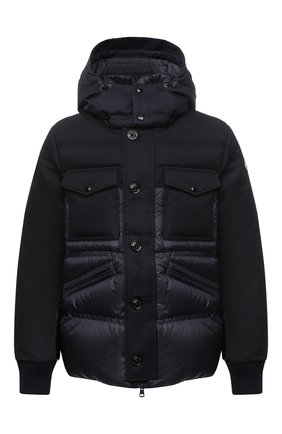 Мужская пуховая куртка penze MONCLER темно-синего цвета по цене 132700 руб., арт. F2-091-1B537-00-53048 | Фото 1 Мужская пуховая куртка penze MONCLER темно-синего цвета, арт. F2-091-1B537-00-53048 | Фото 1 (Материал утеплителя: Пух и перо; Рукава: Длинные; Длина (верхняя одежда): Короткие; Материал подклада: Синтетический материал; Материал внешний: Синтетический материал; Мужское Кросс-КТ: Верхняя одежда, Пуховик-верхняя одежда, пуховик-короткий; Стили: Кэжуэл; Кросс-КТ: Пуховик, Куртка)