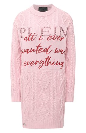 Женский свитер PHILIPP PLEIN розового цвета по цене 88740 руб., арт. F20C WKG0280 PKN002N | Фото 1 Женский свитер PHILIPP PLEIN розового цвета, арт. F20C WKG0280 PKN002N | Фото 1