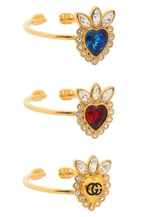 Женское комплект из трех колец GUCCI золотого цвета по цене 57000 руб., арт. 642102/I4778 | Фото 1 Женское комплект из трех колец GUCCI золотого цвета, арт. 642102/I4778 | Фото 1
