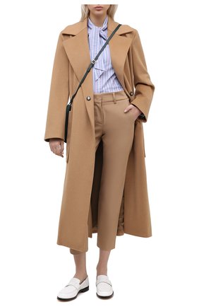 Женская хлопковая блузка POLO RALPH LAUREN синего цвета по цене 13550 руб., арт. 211780620 | Фото 2 Женская хлопковая блузка POLO RALPH LAUREN синего цвета, арт. 211780620 | Фото 2