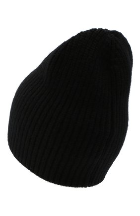 Женская шерстяная шапка MONCLER черного цвета по цене 21500 руб., арт. F2-093-9Z744-00-A9197 | Фото 2 Женская шерстяная шапка MONCLER черного цвета, арт. F2-093-9Z744-00-A9197 | Фото 2