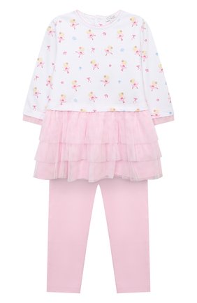 Женский комплект из платья и брюк KISSY KISSY розового цвета по цене 5995 руб., арт. KGU04994I | Фото 1 Женский комплект из платья и брюк KISSY KISSY розового цвета, арт. KGU04994I | Фото 1