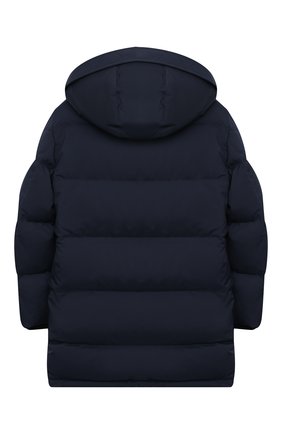 Детское пуховое пальто LORO PIANA темно-синего цвета по цене 151500 руб., арт. FAL3754 | Фото 2 Детское пуховое пальто LORO PIANA темно-синего цвета, арт. FAL3754 | Фото 2