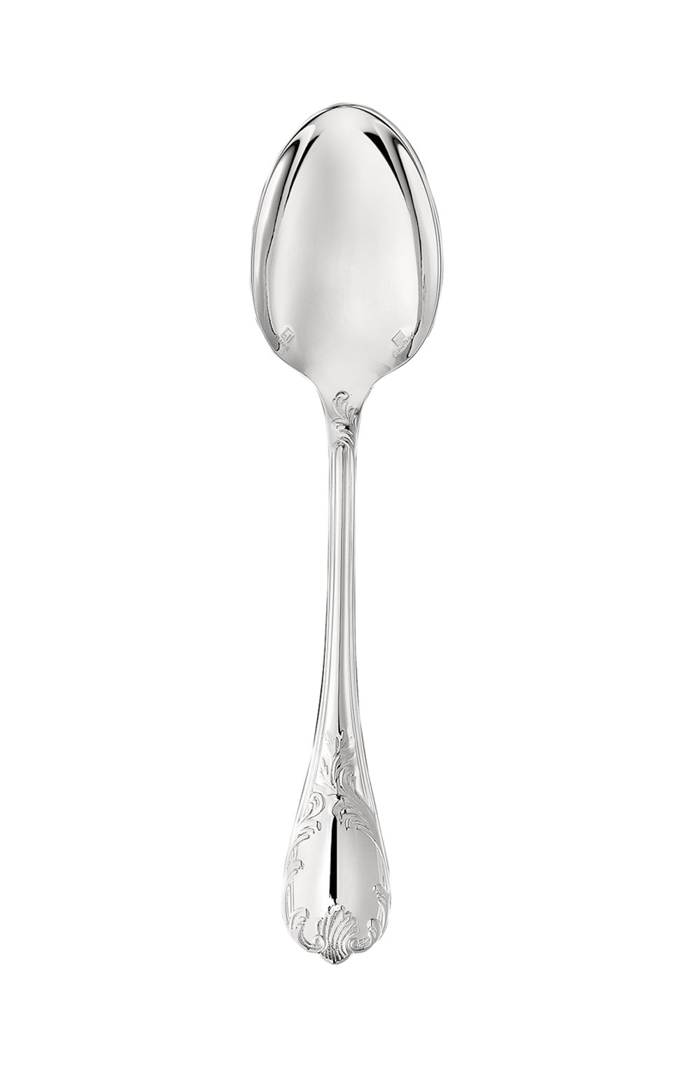 Ложка десертная marly silver plated CHRISTOFLE серебряного цвета, арт. 00038014 | Фото 1 (Интерьер_коллекция: Marly (Silver Plated); Ограничения доставки: fragile-2)
