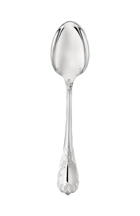 Ложка десертная marly silver plated CHRISTOFLE серебряного цвета по цене 13200 руб., арт. 00038014 | Фото 1 Ложка десертная marly silver plated CHRISTOFLE серебряного цвета, арт. 00038014 | Фото 1 (Интерьер_коллекция: Marly (Silver Plated); Ограничения доставки: fragile-2)