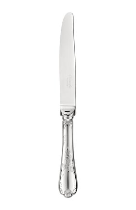 Нож десертный marly silver plated CHRISTOFLE серебряного цвета по цене 15000 руб., арт. 00038010 | Фото 1 Нож десертный marly silver plated CHRISTOFLE серебряного цвета, арт. 00038010 | Фото 1 (Интерьер_коллекция: Marly (Silver Plated); Ограничения доставки: fragile-2)