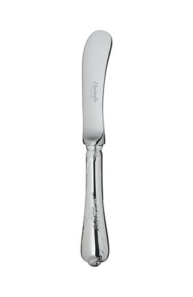 Нож для масла marly silver plated CHRISTOFLE серебряного цвета по цене 15000 руб., арт. 00038031 | Фото 1 Нож для масла marly silver plated CHRISTOFLE серебряного цвета, арт. 00038031 | Фото 1 (Интерьер_коллекция: Marly (Silver Plated); Ограничения доставки: fragile-2)