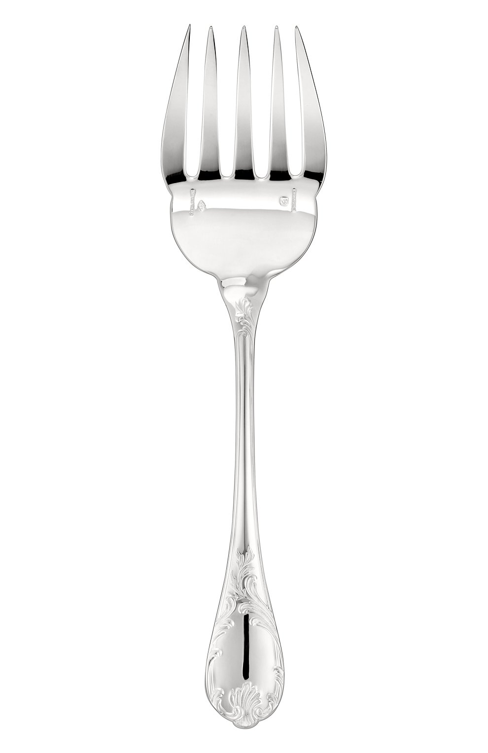 Сервировочная вилка для рыбы marly sterling silver CHRISTOFLE серебряного цвета, арт. 01438080 | Фото 1 (Интерьер_коллекция: Marly (Sterling Silver); Ограничения доставки: fragile-2)