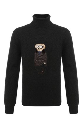 Мужской кашемировый свитер RALPH LAUREN темно-серого цвета по цене 152000 руб., арт. 790812505 | Фото 1 Мужской кашемировый свитер RALPH LAUREN темно-серого цвета, арт. 790812505 | Фото 1 (Длина (для топов): Стандартные; Материал внешний: Шерсть; Рукава: Длинные; Стили: Кэжуэл)