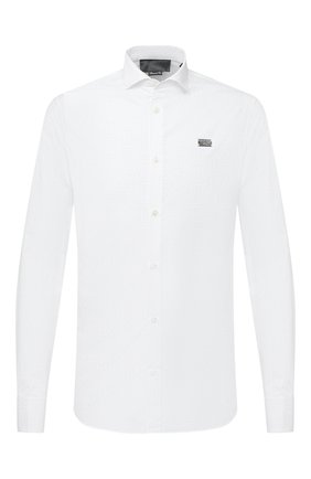 Мужская хлопковая рубашка PHILIPP PLEIN белого цвета по цене 49590 руб., арт. F20C MRP1375 PTE003N | Фото 1 Мужская хлопковая рубашка PHILIPP PLEIN белого цвета, арт. F20C MRP1375 PTE003N | Фото 1