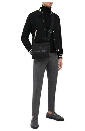 Мужская текстильная сумка PHILIPP PLEIN черного цвета по цене 93750 руб., арт. A20A MBA0999 PLE111N | Фото 2 Мужская текстильная сумка PHILIPP PLEIN черного цвета, арт. A20A MBA0999 PLE111N | Фото 2