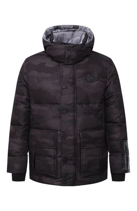 Мужская пуховая куртка PHILIPP PLEIN хаки цвета по цене 234900 руб., арт. A20C MRB1578 PNY002N | Фото 1 Мужская пуховая куртка PHILIPP PLEIN хаки цвета, арт. A20C MRB1578 PNY002N | Фото 1