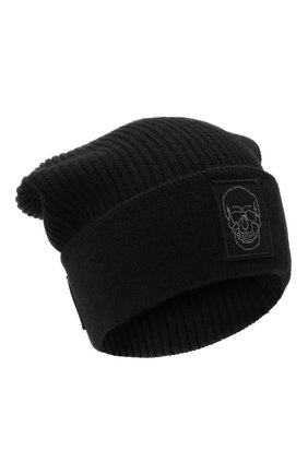 Мужская шапка PHILIPP PLEIN черного цвета по цене 46980 руб., арт. A20A MAC0588 PKN002N | Фото 1 Мужская шапка PHILIPP PLEIN черного цвета, арт. A20A MAC0588 PKN002N | Фото 1