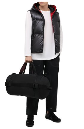 Мужская текстильная спортивная сумка Y-3 черного цвета, арт. GK2107/M | Фото 2 (Ремень/цепочка: На ремешке; Материал: Текстиль; Размер: large)