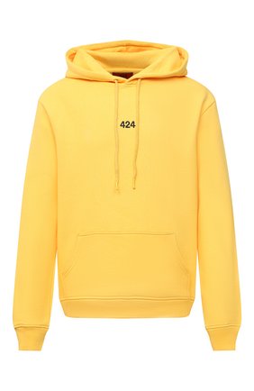 Мужской хлопковое худи 424 желтого цвета по цене 37950 руб., арт. 8008.115.4034 | Фото 1 Мужской хлопковое худи 424 желтого цвета, арт. 8008.115.4034 | Фото 1