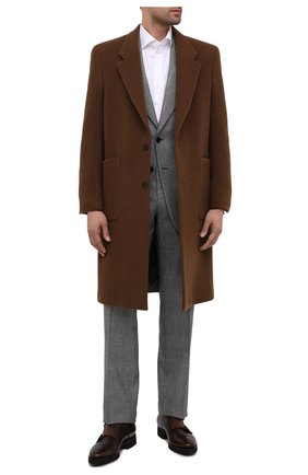 Мужские кожаные монки SANTONI темно-коричневого цвета по цене 69950 руб., арт. MCBN17125PW5HSYCT60 | Фото 2 Мужские кожаные монки SANTONI темно-коричневого цвета, арт. MCBN17125PW5HSYCT60 | Фото 2