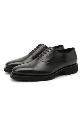 Мужские кожаные оксфорды SANTONI черного цвета по цене 72950 руб., арт. MCBN17158PW5ASYCN01 | Фото 1 Мужские кожаные оксфорды SANTONI черного цвета, арт. MCBN17158PW5ASYCN01 | Фото 1
