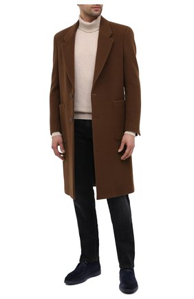 Мужские замшевые ботинки SANTONI темно-синего цвета по цене 58400 руб., арт. MGYA13601ABIAPMSU60 | Фото 2 Мужские замшевые ботинки SANTONI темно-синего цвета, арт. MGYA13601ABIAPMSU60 | Фото 2