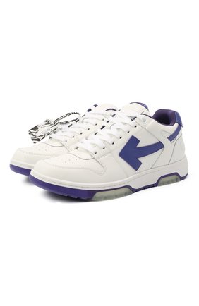 Мужские кожаные кеды out of office OFF-WHITE белого цвета по цене 35900 руб., арт. 0MIA189F20LEA0010135 | Фото 1 Мужские кожаные кеды out of office OFF-WHITE белого цвета, арт. 0MIA189F20LEA0010135 | Фото 1