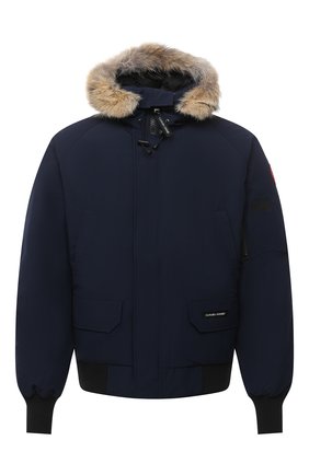 Мужской пуховый бомбер chilliwack CANADA GOOSE темно-синего цвета по цене 99750 руб., арт. 7999M | Фото 1 Мужской пуховый бомбер chilliwack CANADA GOOSE темно-синего цвета, арт. 7999M | Фото 1