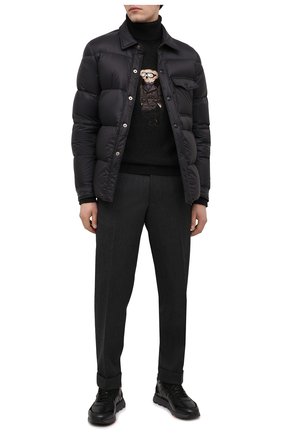 Мужские кожаные кроссовки SANTONI черного цвета по цене 45950 руб., арт. MBCR21409ANAPWYAN01 | Фото 2 Мужские кожаные кроссовки SANTONI черного цвета, арт. MBCR21409ANAPWYAN01 | Фото 2
