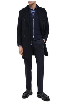 Мужские кожаные монки SANTONI синего цвета по цене 140500 руб., арт. MCC017547ML6YVVDU59 | Фото 2 Мужские кожаные монки SANTONI синего цвета, арт. MCC017547ML6YVVDU59 | Фото 2 (Стили: Классический; Материал утеплителя: Натуральный мех; Материал внешний: Кожа; Длина стельки: 28,3, 28,8, 28, 25,1, 25,5, 25,9, 26,4, 26,8, 27,2)