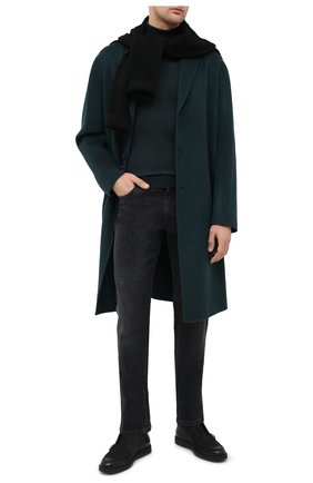 Мужские кожаные ботинки SANTONI черного цвета по цене 55950 руб., арт. MGDT17104NERACUXN51 | Фото 2 Мужские кожаные ботинки SANTONI черного цвета, арт. MGDT17104NERACUXN51 | Фото 2