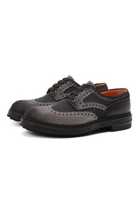 Мужской комбинированные дерби SANTONI серого цвета по цене 49950 руб., арт. MGMI16231JK2EMENG62 | Фото 1 Мужской комбинированные дерби SANTONI серого цвета, арт. MGMI16231JK2EMENG62 | Фото 1
