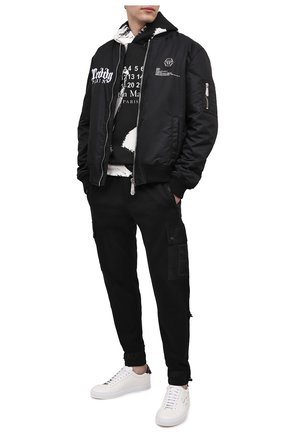 Мужские кожаные кеды urban street GIVENCHY черно-белого цвета по цене 48250 руб., арт. BH0002H0QR | Фото 2 Мужские кожаные кеды urban street GIVENCHY черно-белого цвета, арт. BH0002H0QR | Фото 2