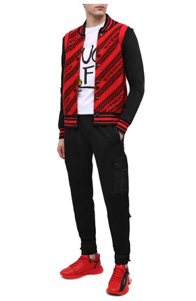 Мужские кожаные кроссовки spectre GIVENCHY красного цвета по цене 59850 руб., арт. BH003MH0RK | Фото 2 Мужские кожаные кроссовки spectre GIVENCHY красного цвета, арт. BH003MH0RK | Фото 2