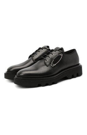 Мужской кожаные дерби GIVENCHY черного цвета по цене 82300 руб., арт. BH102UH0KF | Фото 1 Мужской кожаные дерби GIVENCHY черного цвета, арт. BH102UH0KF | Фото 1
