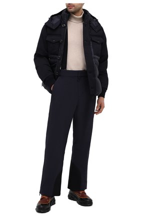 Мужской утепленные брюки MONCLER GRENOBLE темно-синего цвета по цене 73300 руб., арт. F2-097-2A602-40-539WX | Фото 2 Мужской утепленные брюки MONCLER GRENOBLE темно-синего цвета, арт. F2-097-2A602-40-539WX | Фото 2