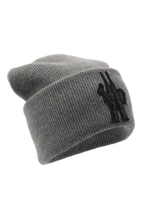 Мужская шерстяная шапка MONCLER GRENOBLE серого цвета по цене 22800 руб., арт. F2-097-9Z702-00-A9251 | Фото 1 Мужская шерстяная шапка MONCLER GRENOBLE серого цвета, арт. F2-097-9Z702-00-A9251 | Фото 1