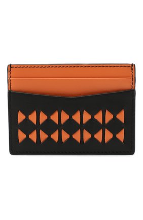 Мужской кожаный футляр для кредитных карт  SERAPIAN оранжевого цвета, арт. SM0SAMSL7127M11T | Фото 1 (Материал: Натуральная кожа)