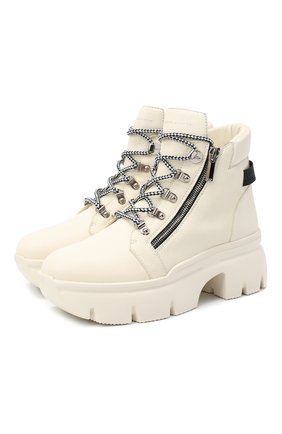 Женские кожаные ботинки GIUSEPPE ZANOTTI DESIGN белого цвета по цене 82700 руб., арт. I070028/003 | Фото 1 Женские кожаные ботинки GIUSEPPE ZANOTTI DESIGN белого цвета, арт. I070028/003 | Фото 1