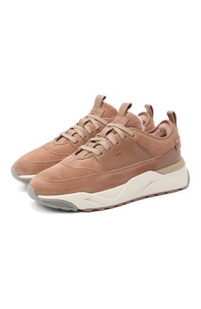 Женские замшевые кроссовки SANTONI светло-розового цвета по цене 41500 руб., арт. WBI060756BGPPPA0P45 | Фото 1 Женские замшевые кроссовки SANTONI светло-розового цвета, арт. WBI060756BGPPPA0P45 | Фото 1