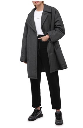 Женские кожаные кроссовки SANTONI черного цвета по цене 44100 руб., арт. WBKI60613NEGPLRAN55 | Фото 2 Женские кожаные кроссовки SANTONI черного цвета, арт. WBKI60613NEGPLRAN55 | Фото 2