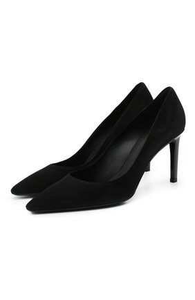 Женская замшевые туфли SANTONI черного цвета по цене 47550 руб., арт. WDA058871HA2TLKSN01 | Фото 1 Женская замшевые туфли SANTONI черного цвета, арт. WDA058871HA2TLKSN01 | Фото 1