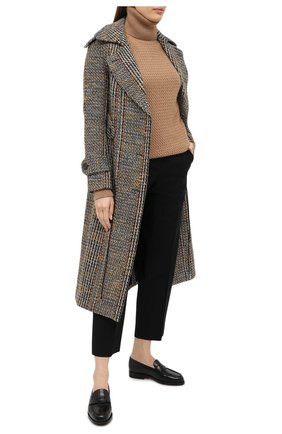 Женские кожаные лоферы SANTONI черного цвета по цене 55650 руб., арт. WUQR59036BYRAILKN01 | Фото 2 Женские кожаные лоферы SANTONI черного цвета, арт. WUQR59036BYRAILKN01 | Фото 2