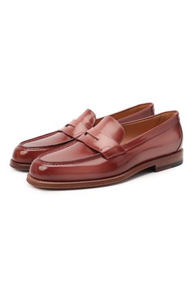 Женские кожаные лоферы SANTONI розового цвета по цене 54500 руб., арт. WUQU58984BA1NVCRP85 | Фото 1 Женские кожаные лоферы SANTONI розового цвета, арт. WUQU58984BA1NVCRP85 | Фото 1